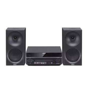 Sistema de áudio AKAI AM-301 BK Music Center – aparelho de áudio doméstico compacto