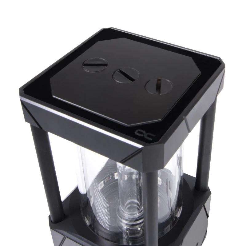 Alphacool Eisbecher Aurora D5 150 mm reservatório com bomba VPP Apex D5, acetal/vidro (13327)