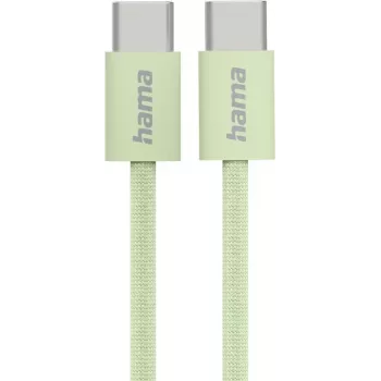 Cabo USB Hama Fabric USB 2.0 1 m USB-C verde