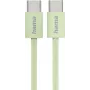 Cabo USB Hama Fabric USB 2.0 1 m USB-C verde