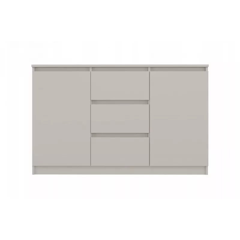Cómoda com 2 portas e 3 gavetas, cor caxemira