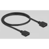 Delock - hub de luz LED RGB - 10 portas - preto (64128)