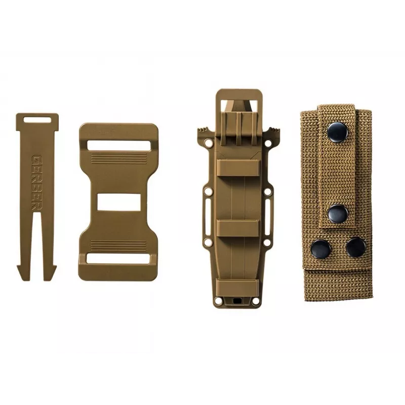 Faca de sobrevivência GERBER Strongarm Fixed Serrated Coyote