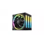 DeepCool FL12R 3-in-1 ventoinhas de caixa de 120 mm (3 un.), Reverse, PWM de 4 pinos, 500-2150 rpm, FDB, pretas