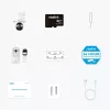 Reolink Go Series G430 - Câmara exterior alimentada por bateria 5MP, rede 4G LTE, deteção de pessoas/veículos/animais, rotação de 355° e inclinação de 140°