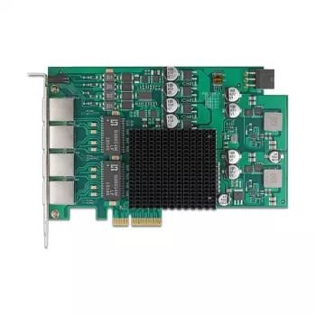 Placa de rede DELOCK PCI Express x4 Gigabit LAN 4xRJ45 PoE+