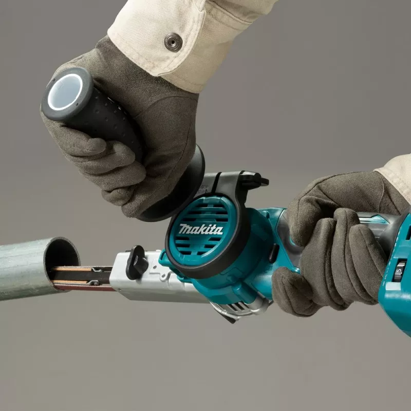 Makita DBS180Z lima de banda a bateria, 18 V, preto/azul (sem bateria)
