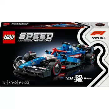 Brinquedo de construção LEGO Speed Champions modelo Carro de corrida F1 77246 — 248 peças, 1 minifigura, idade 10+