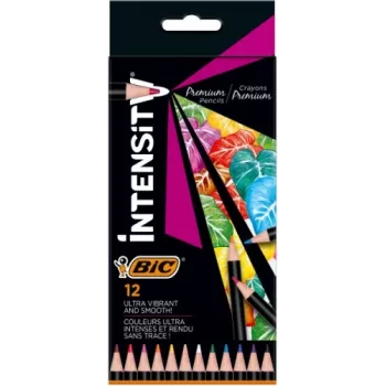 Lápis de cor BIC Intensity 12 cores 951844