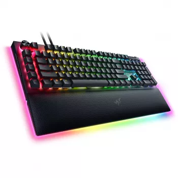 Teclado Razer BlackWidow V4 Pro Gaming USB QWERTZ alemão preto mecânico RGB