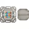 Wentronic Goobay tomada universal CAT 6 incl. moldura de montagem à superfície, branco - 2x tomada de rede RJ45 blindada (68244)