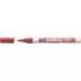 Marcador Edding 750 (modelo 4-750-1-3002) vermelho, ponta 2–4 mm, tinta permanente opaca
