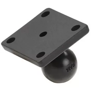 Placa de base retangular RAM Mounts (2 x 1.7 ) - esfera B (1 ), furação AMPS (RAM-B-347U)