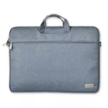 Mala para portátil Beline 16 – cinzenta, material resistente e leve, compatível com portáteis de 16 polegadas