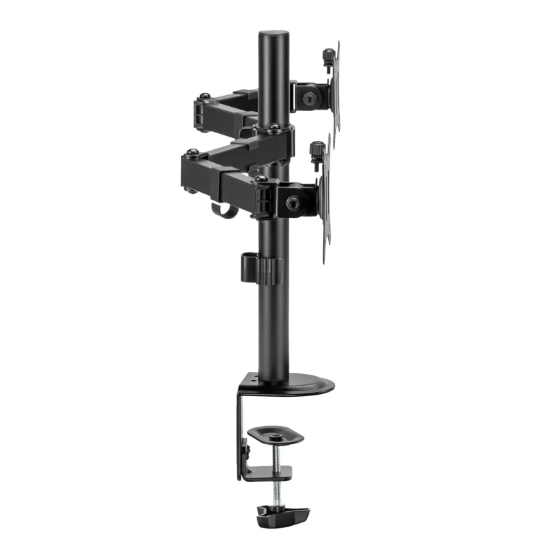 Suporte de parede para monitor SBOX LCD-352/2-2 para ecrãs de 13–32 polegadas, braço duplo, carga 2×8 kg, VESA 100×100