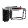 Jaula de extensão em titânio com pega e conectores Puluz adicionais para DJI Osmo Action 6