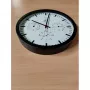 NeXtime Relógio 2635zw Estação meteorológica, Ø34 cm, parede, preto