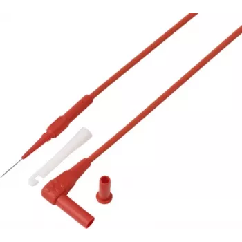 Cabo de teste vermelho VOLTCRAFT MSL-520 ficha de 4 mm ponta de teste 0,7 mm 1,5 m vermelho 1 unid. (VC-17312670)