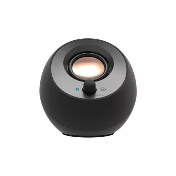 Colunas de secretária CREATIVE Pebble V3 Minimalistas 2.0 USB-C com áudio USB, Clear Dialog Enhancement, Bluetooth 5.0, 8W RMS com 16W de potência de pico
