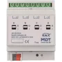 Atuador de comutação MDT AKI-0416.04 4 vias 4TE REG 16/20A 230VAC carga C indústria 200µF (AKI-0416.04)