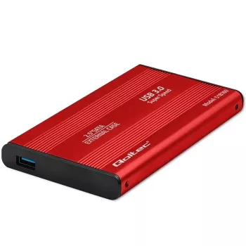 Caixa para HDD/SSD QOLTEC 51860 para unidades SATA III de 2,5