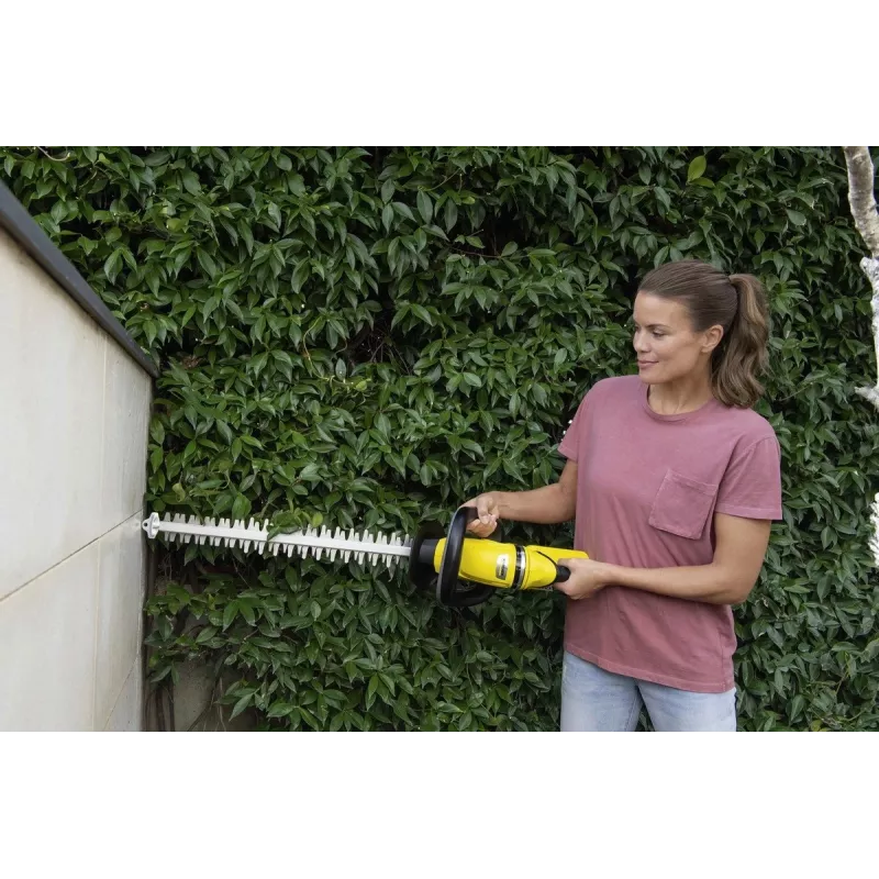 Tesoura de sebes com bateria KARCHER HGE 18-50 conjunto com bateria