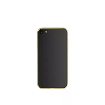 Capa protetora Devia Glimmer Série para iPhone SE2, dourado, parte traseira rígida em PC