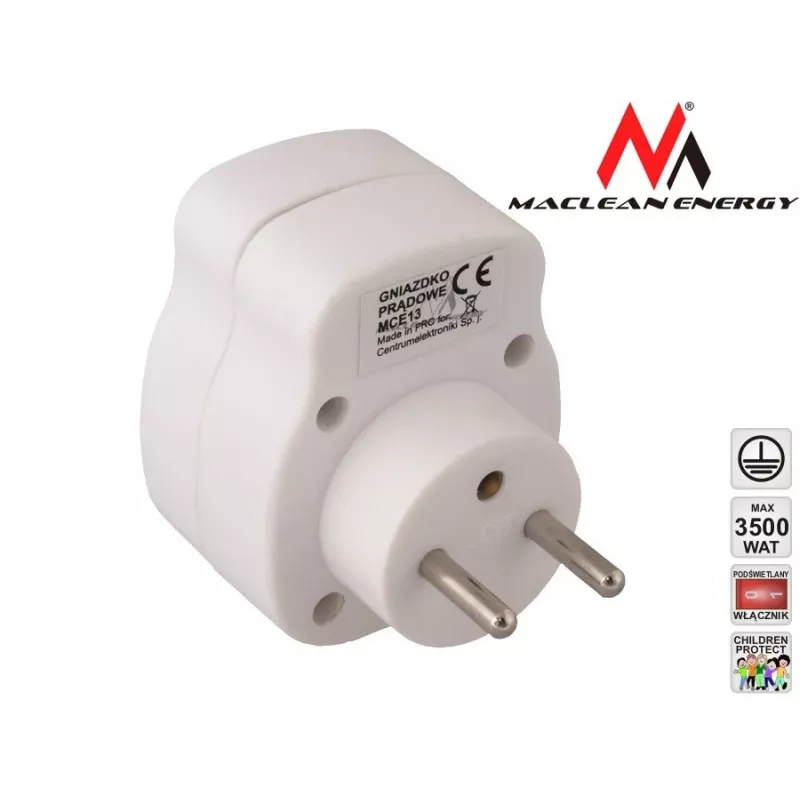 Tomada MACLEAN tomada AC MCE13 com interruptor