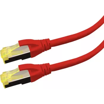 Cabo de rede LOGON APR6A150R Cat6a S/FTP (S-STP) 15 m, RJ-45, vermelho