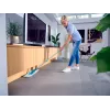 Mopa Leifheit 55092 microfibra 8000 ml seco e húmido microfibra azul, cinzento