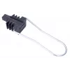 Suporte para cabo de fibra ótica Extralink AC-12 para 2–24 fibras, diâmetro máx. do feixe 1,2 cm, ABS e metal, preto