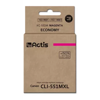 Tinta Actis KC-551M (substituto do Canon CLI-551M; Standard; 12 ml; magenta)