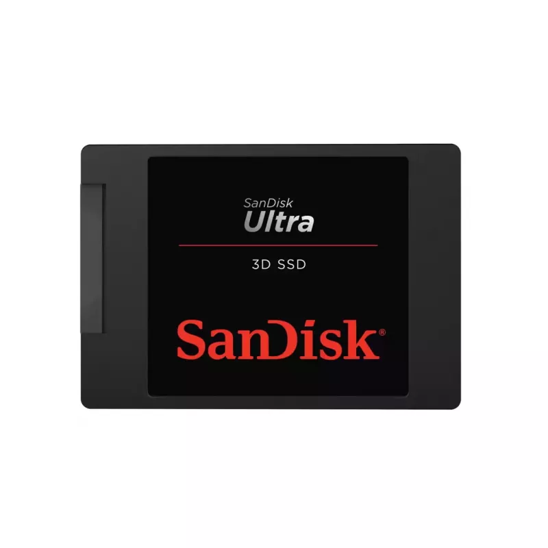 SanDisk Ultra 3D - SSD - 500 GB - interno - 2,5 (6,4 cm) - SATA 6 Gbit/s (SDSSDH3-500G-G26)