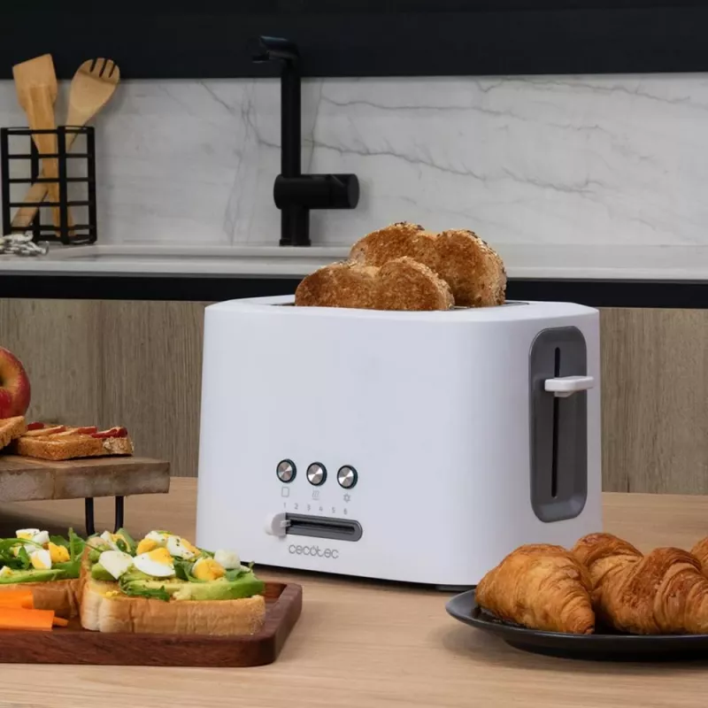 Torradeira Toast&Taste 9000 Double branca (branca, 980 watts, para 2 fatias de pão de forma)