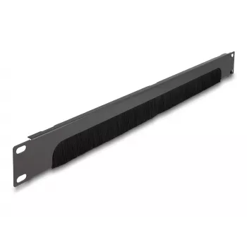 Barra de escovas DeLOCK 66750 cinzento metal nylon 19 polegadas