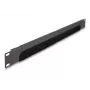 Barra de escovas DeLOCK 66750 cinzento metal nylon 19 polegadas