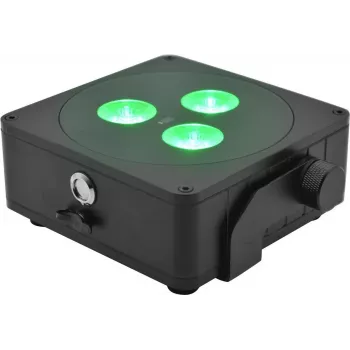 Luz plana a bateria EUROLITE AKKU IP 3 sw 41700020 RGB para uso móvel e exterior