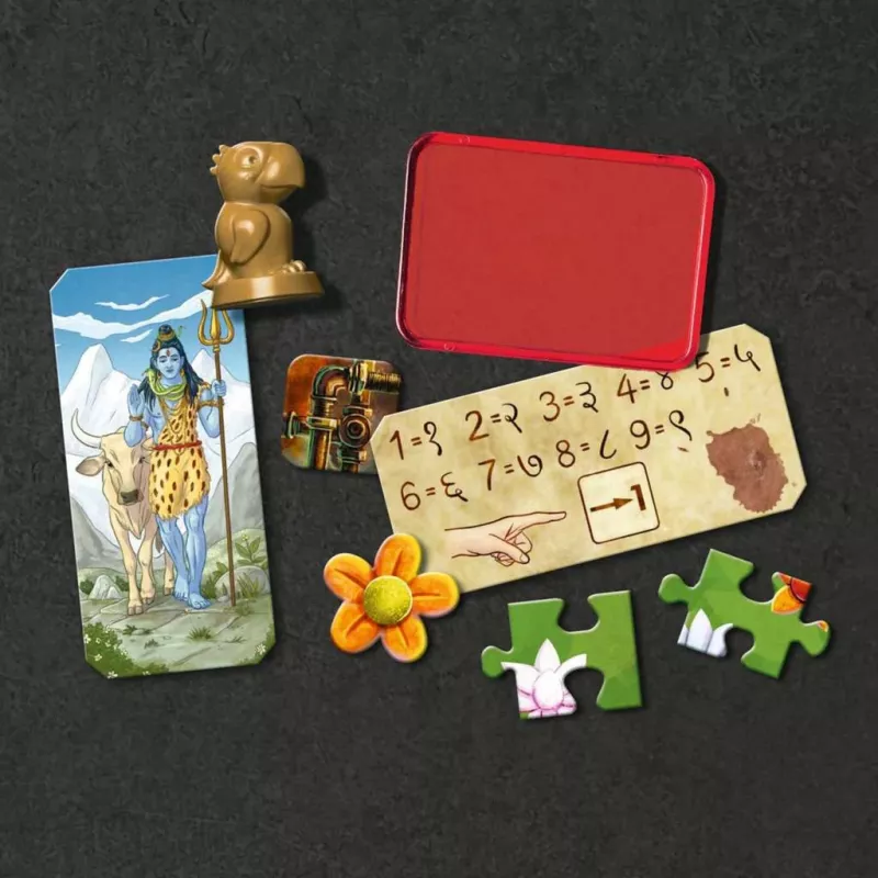 Calendário do Advento mistério - O palácio indiano, jogo de puzzle