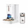 Comedouro automático PETKIT YumShare Dual-hopper 2 com câmara, capacidade de 5 L, ABS e aço inoxidável 304, branco
