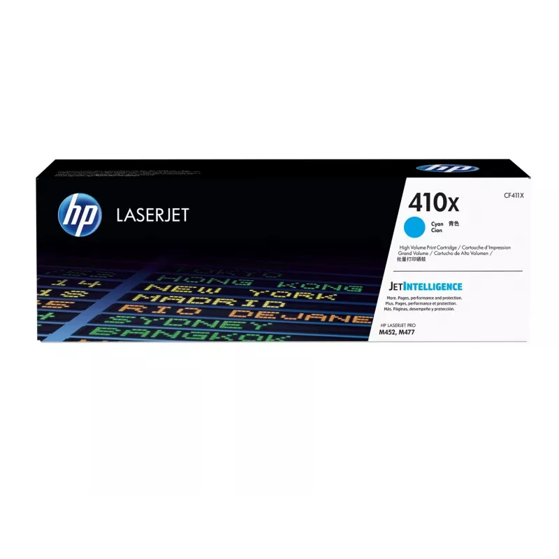 Toner original HP 410X ciano de alta capacidade LaserJet