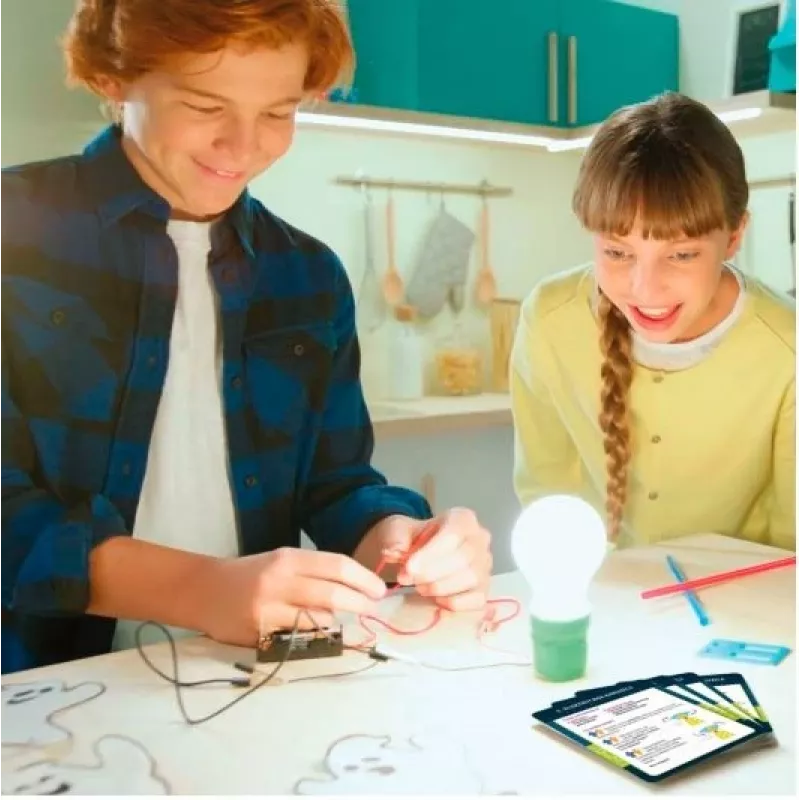 Conjunto de eletrónica educativa Liscianigiochi Set I'm A Genius Electricity (modelo 304-pl97524)