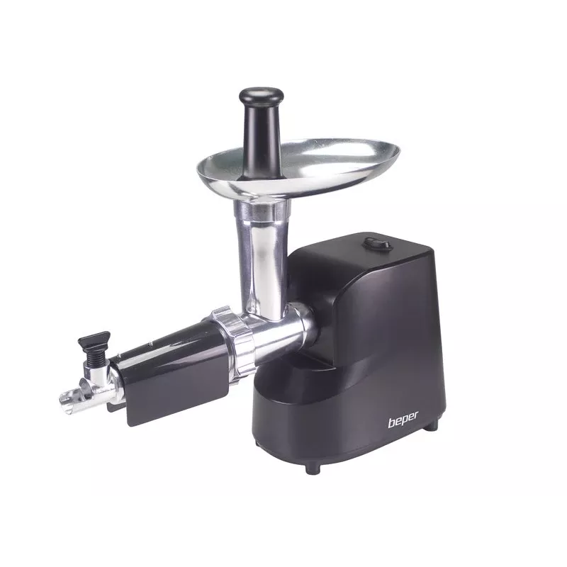 Beper P102ROB200 picadora de carne elétrica com espremedor de tomate, 1200 W, preta