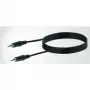 Cabo de áudio SCHWAIGER 3,5 mm ficha–ficha, 3 m, preto