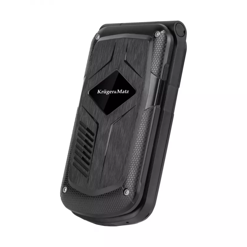 Telemóvel de concha Kruger & Matz Iron 5 Flip KM0466 — Dual-SIM, ecrã de 2,4