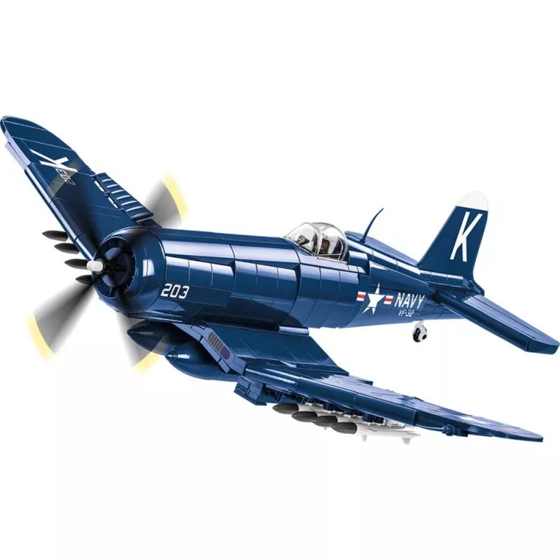 Blocos de construção COBI F4U-4 Corsair 520 peças Guerra da Coreia
