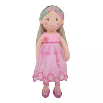 Boneca de pano TULILO Kornelia 50 cm — brinquedo macio de pano, 50 cm de altura