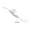 Adaptador USB DeLOCK 65677 USB 2.0-C para Micro-B