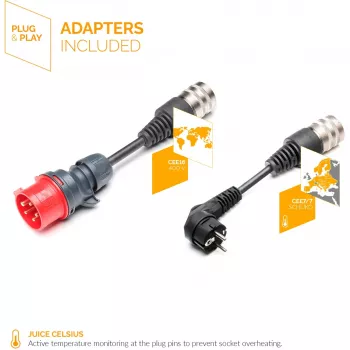 Juice Technology JUICE BOOSTER 3 air Country EU Basic Set (antracite/preto, 1,4 - 11 kW, cabo de 3,1 metros)