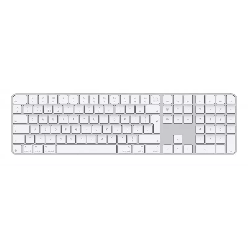 Apple Magic Keyboard com Touch ID e teclado numérico, UK English, branco (MXK73B/A)