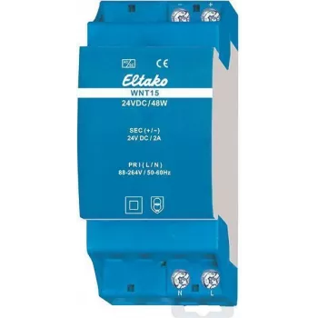 Interruptor horário semanal digital Eltako WNT15-24VDC/48W, 24V DC 48W